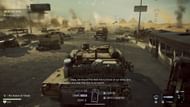Defeating Pax Armata tanks in the Nile Guard mission (Image via SK Gaming || EA)